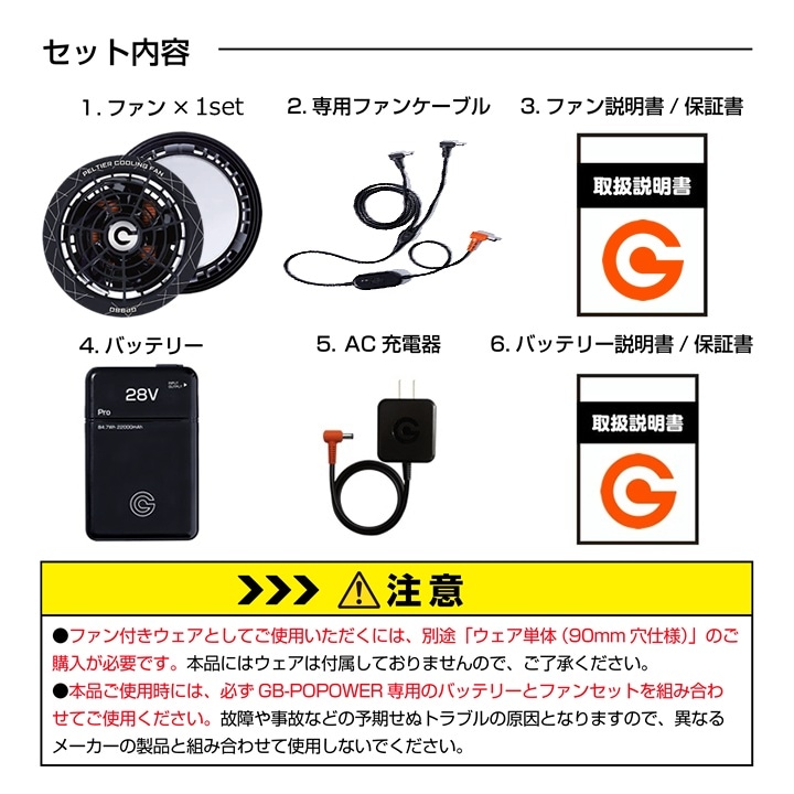 GB-POWER 28V Peltier冷却ファン 長信ジャパンGB-Power 28Vバッテリー