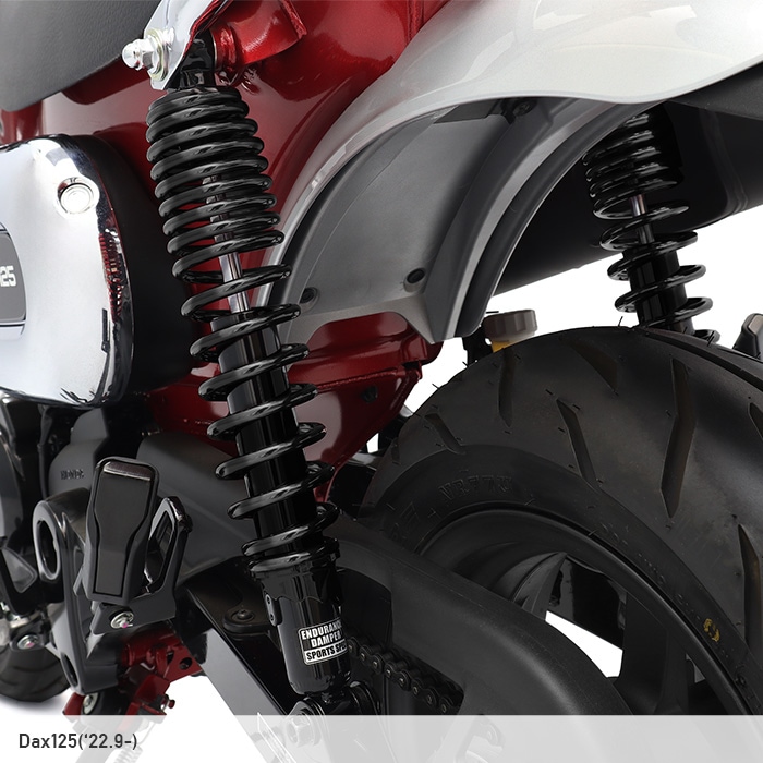 ダックス125 Dax125 JB04 リア サスペンション 黒ボディ/黒スプリング