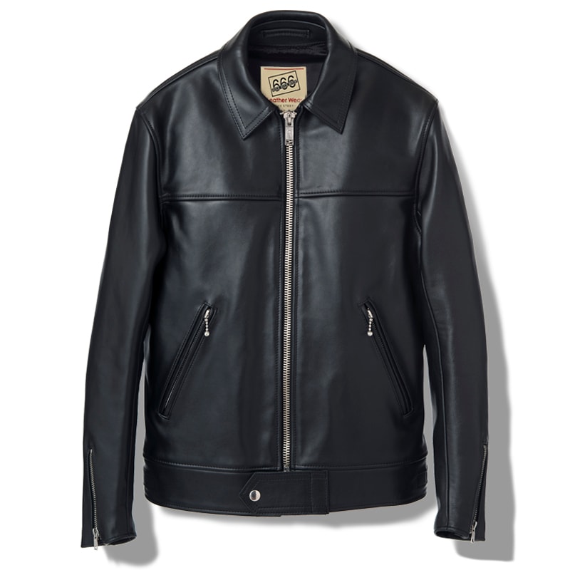 LJM-9TF タイトフィット センタージップ ライダースジャケット｜『666