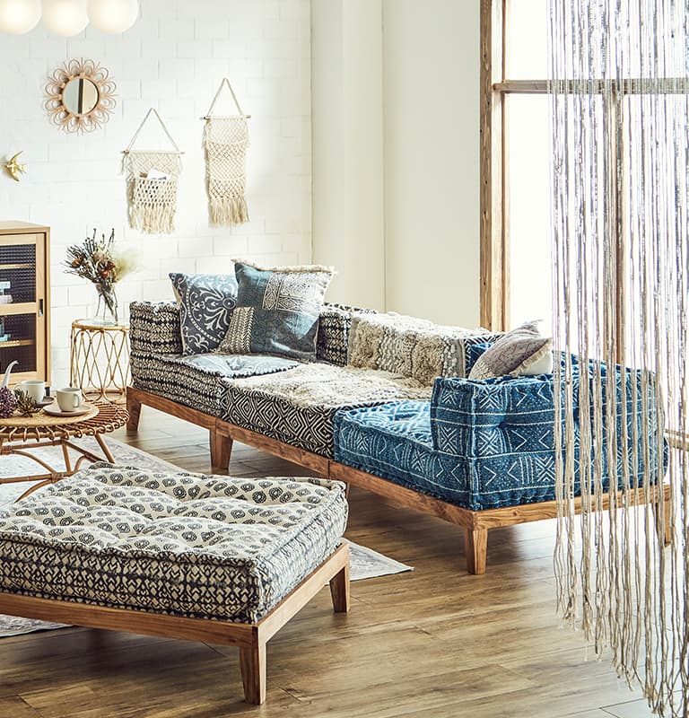 幸せになるソファ セミワイド ロータイプ 標準生地 FUMI（フミ） 1人