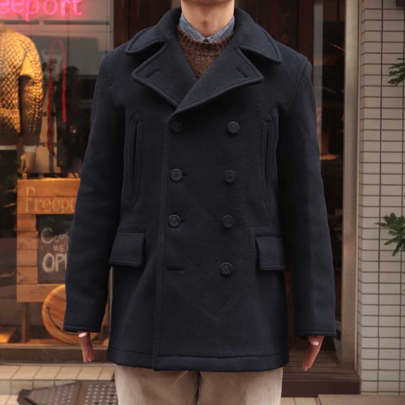 GLOVERALL /グローバーオールCHURCHILL PEACOAT NAVY BLACKWATCHの通販