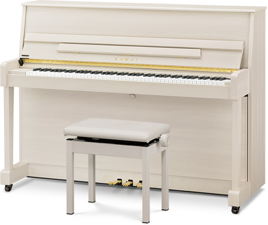 最終値下げ【美品/定価53万】カワイ アップライトピアノ（NF-15 Blanc