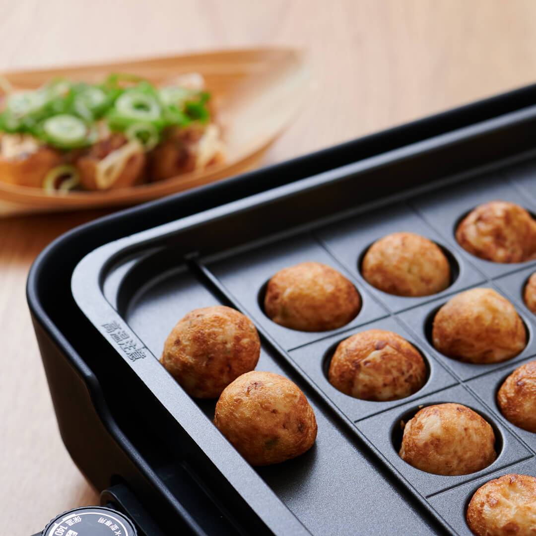 STAN.】 ホットプレート たこ焼きプレート付き｜キッチン用品,キッチン