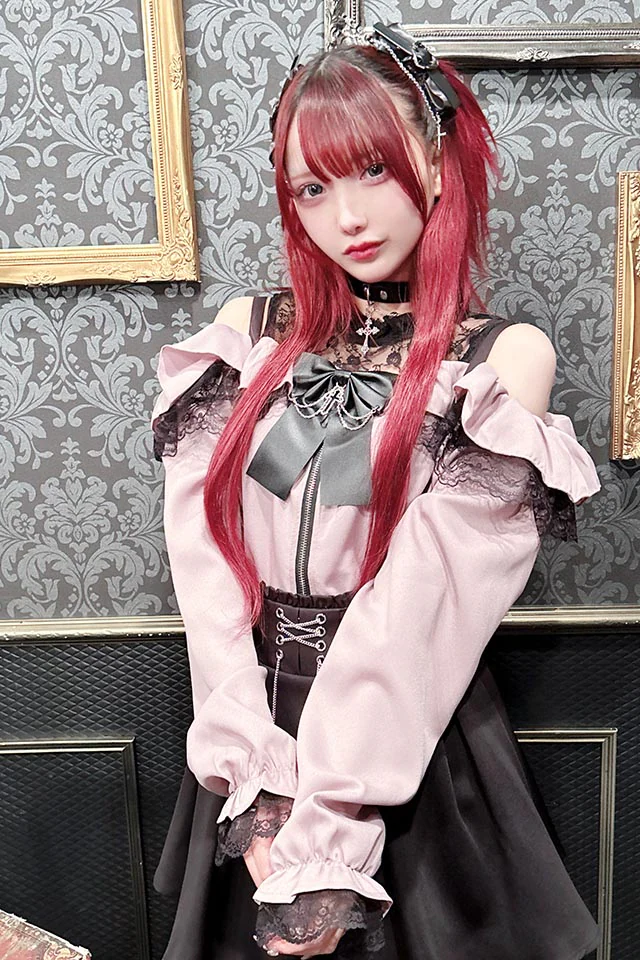 MARS マーズ ゼブラ薔薇柄 キャミソール ピンクMARSゼブラ薔薇柄キャミ