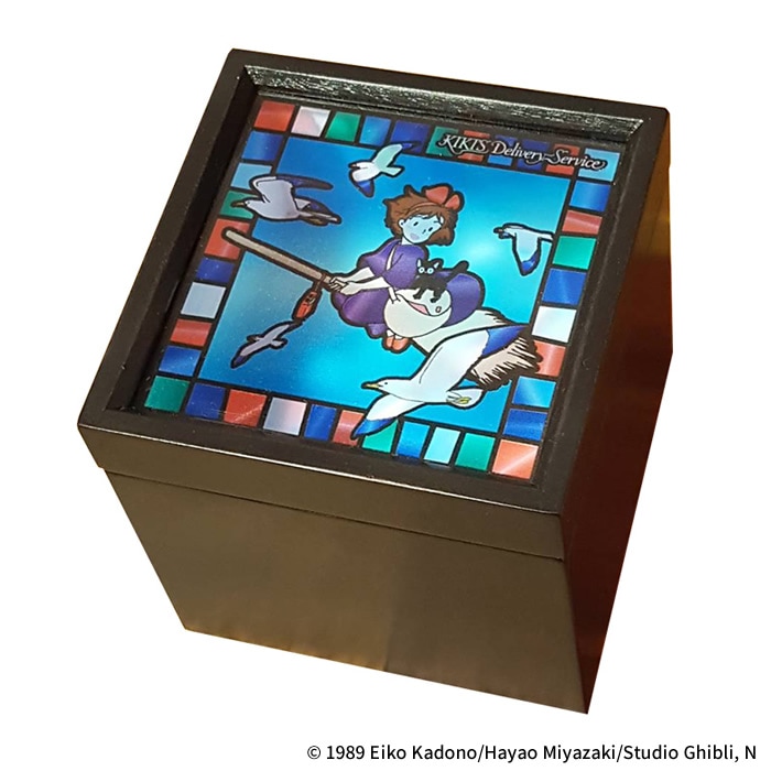 スタジオジブリ 魔女の宅急便 ステンドグラス風BOXオルゴール
