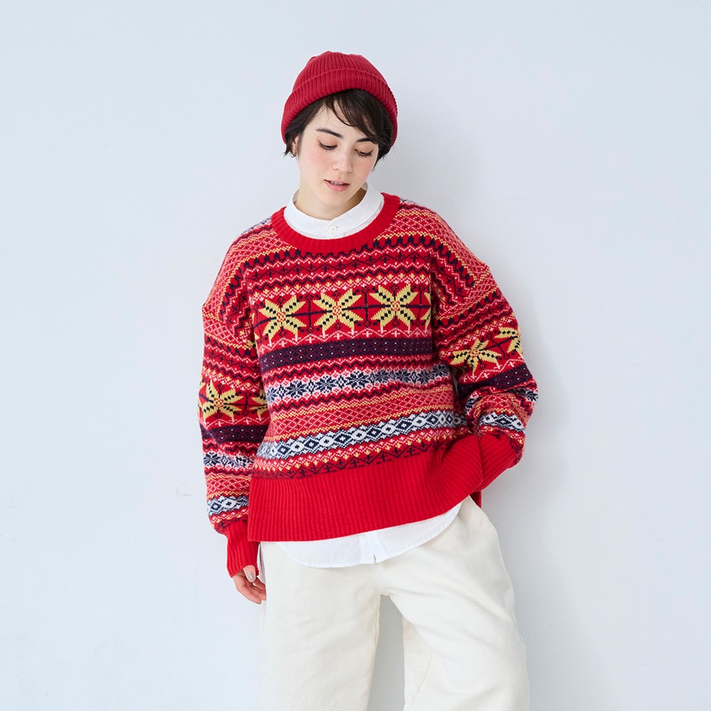 NARU(ナル) タスマニアラム フェアアイルニット 665620 | all_items