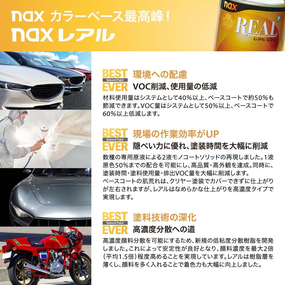 レアル 480 スーパーブラック 原色 500g/小分け 日本ペイント 塗料