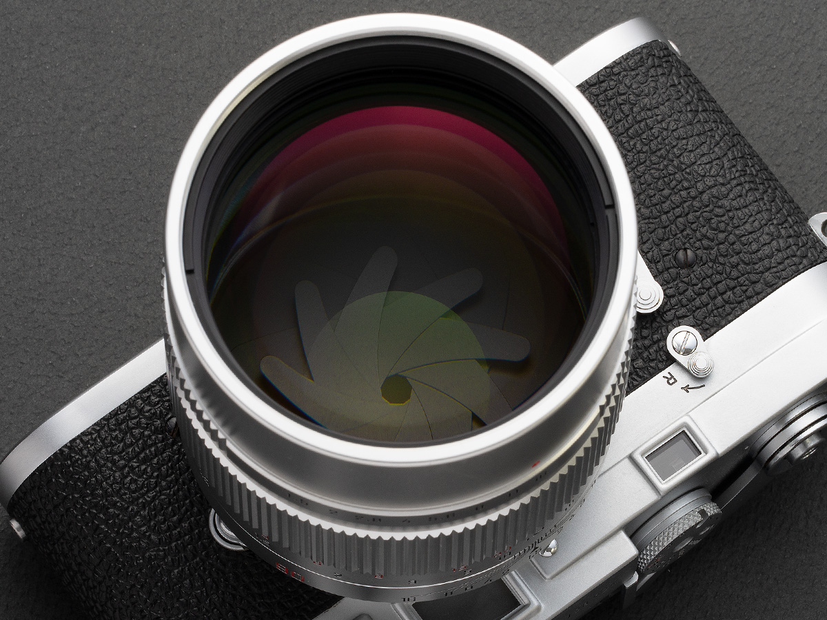 中一光学 SPEEDMASTER 90mm F1.5 ライカMマウント シルバー 【直販限定