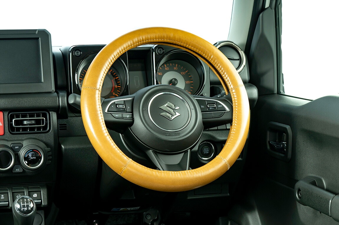 ステアリングカバー ジムニー/ジムニーシエラ JB64、JB74、JC74用