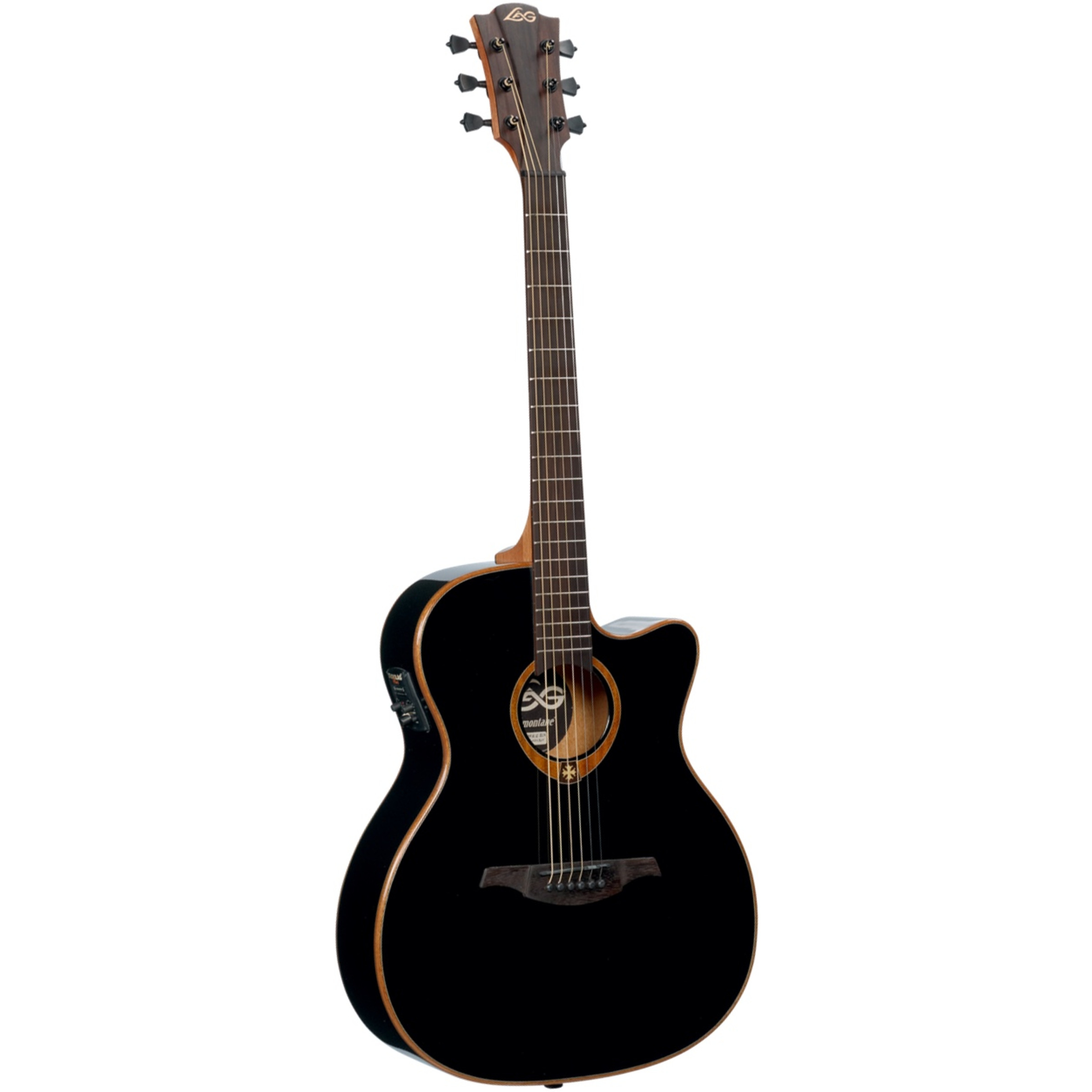 Lag T100ACE Tramontane - Auditorium E/A Black - GigGear