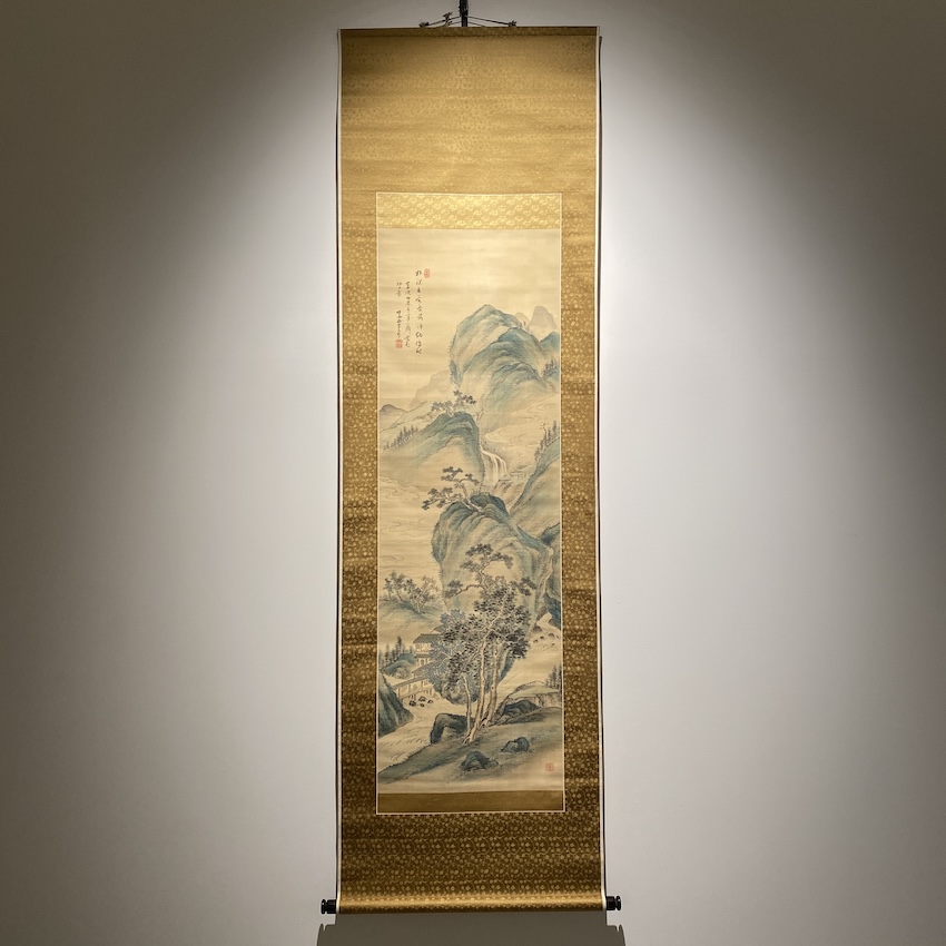 帆足杏雨「夏山水図」 ｜ 名古屋 北岡技芳堂