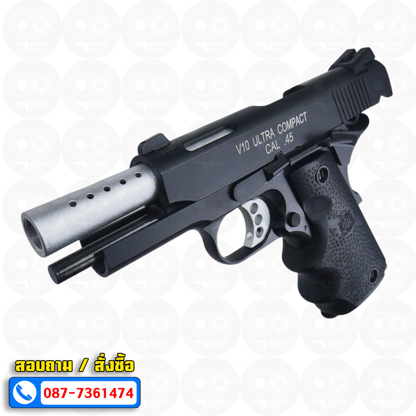 บีบีกันอัดแก๊ส Double Bell 793 BK Springfield V10 Ultra Compact