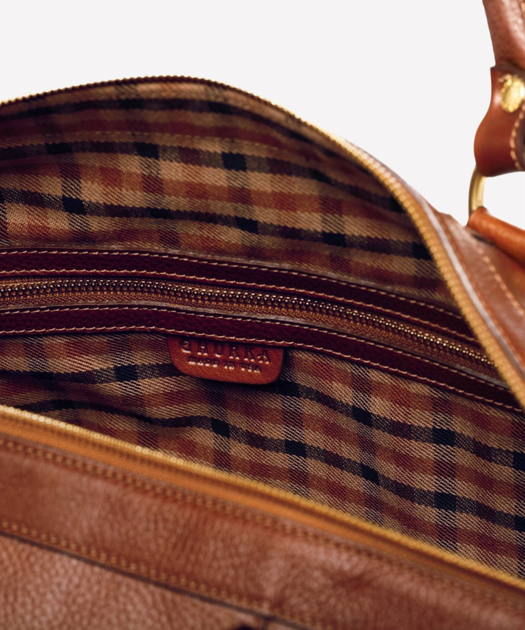Cavalier I No. 96 | Vintage Chestnut Leather Duffle Bag | Ghurka Icon