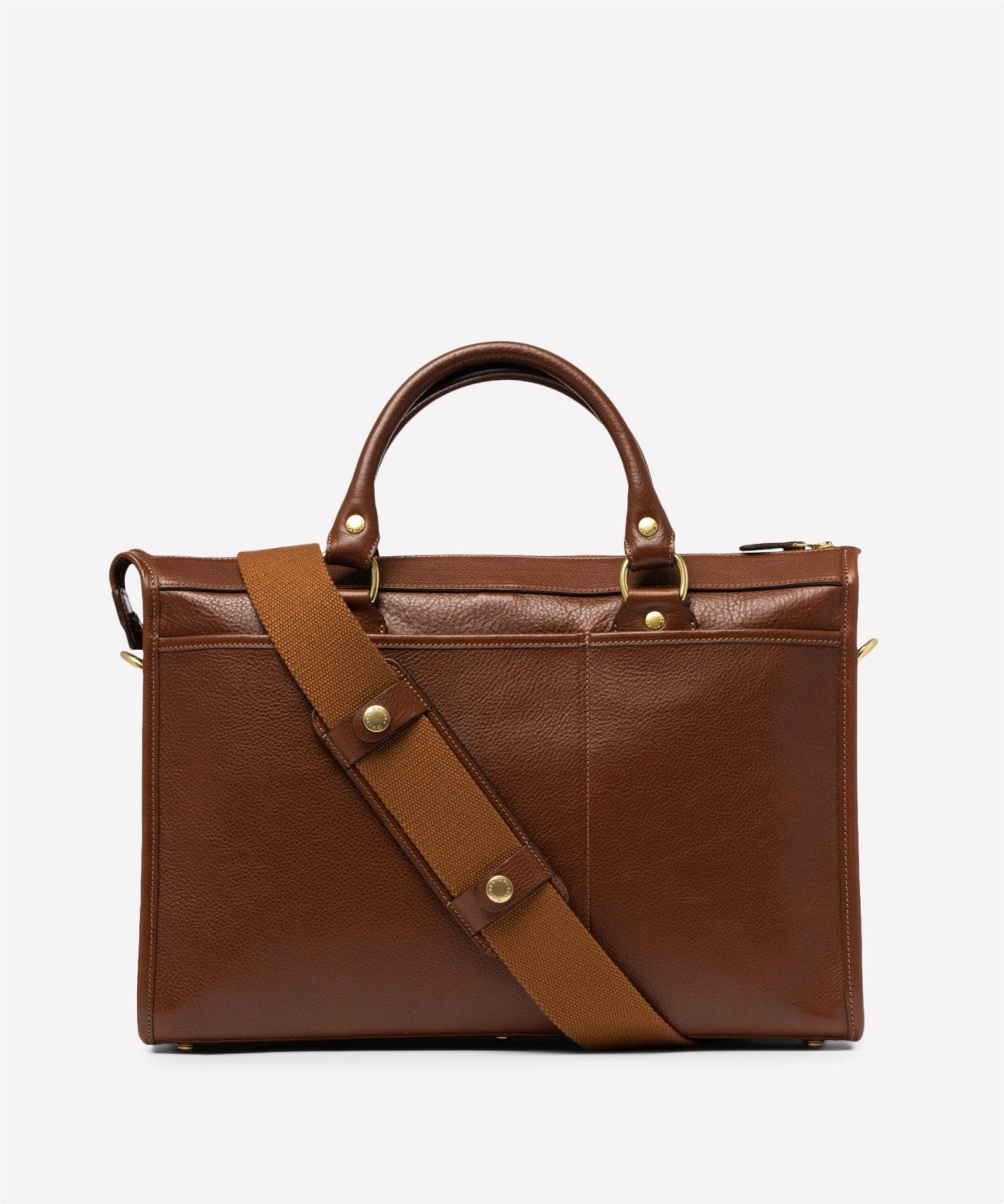 Examiner No. 5 | Vintage Chestnut Leather Briefcase | Iconic