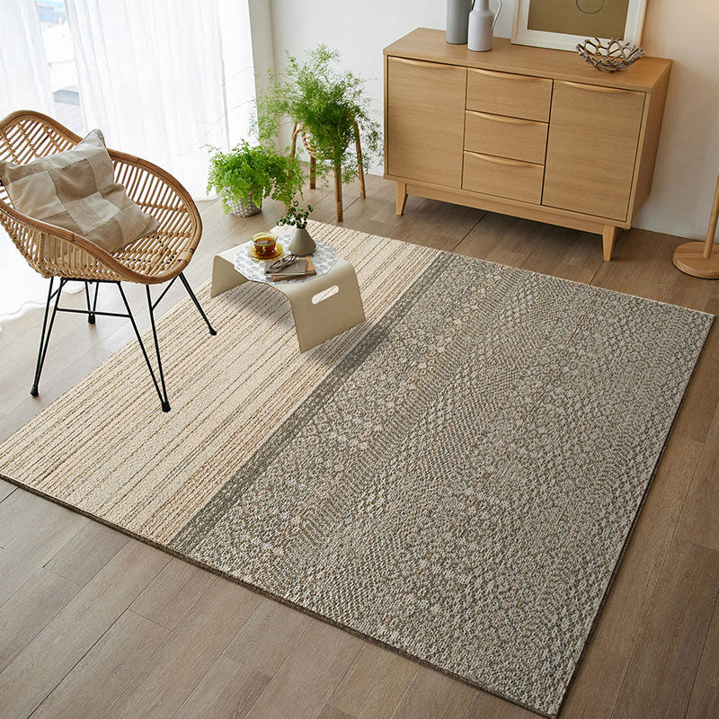 ナチュラルで美しい織り模様の防音ラグ – Good Decors