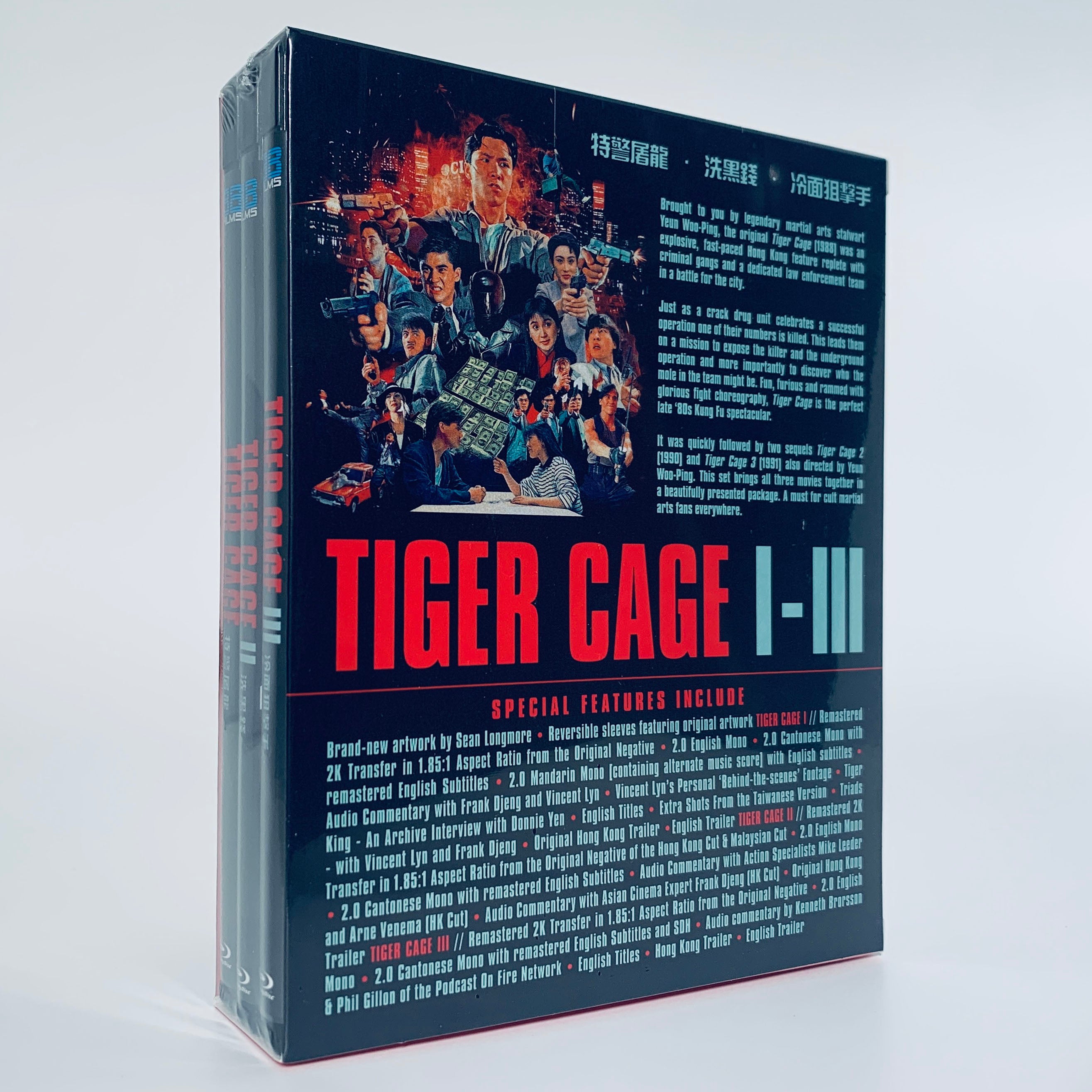 Tiger Cage Trilogy standard Edition Blu-ray 88 Films 2 3 II III