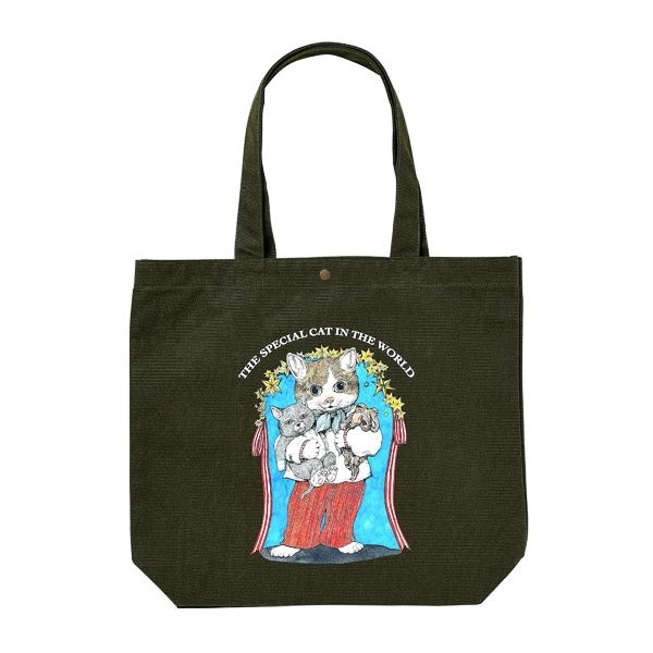 MOE 絵本雑貨店｜【MOE】トートバッグ（ヒグチユウコ/せかいいちのねこ