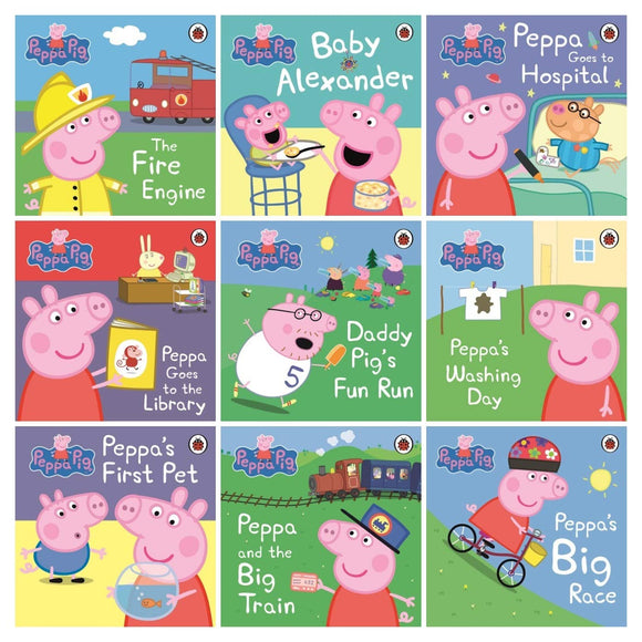 Peppa the fire engine - Book Set of 9pcs – gooshopkh
