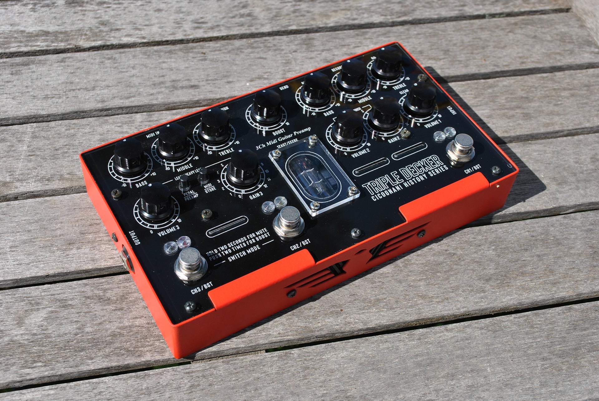 TRIPLE DECKER 3-Channel Tube Preamp w/ MIDI – Godlyke Distributing