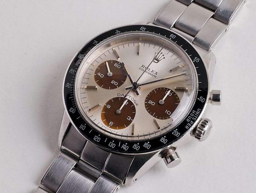 ヴィンテージロレックスの手巻きデイトナ、マニアに珍重される
