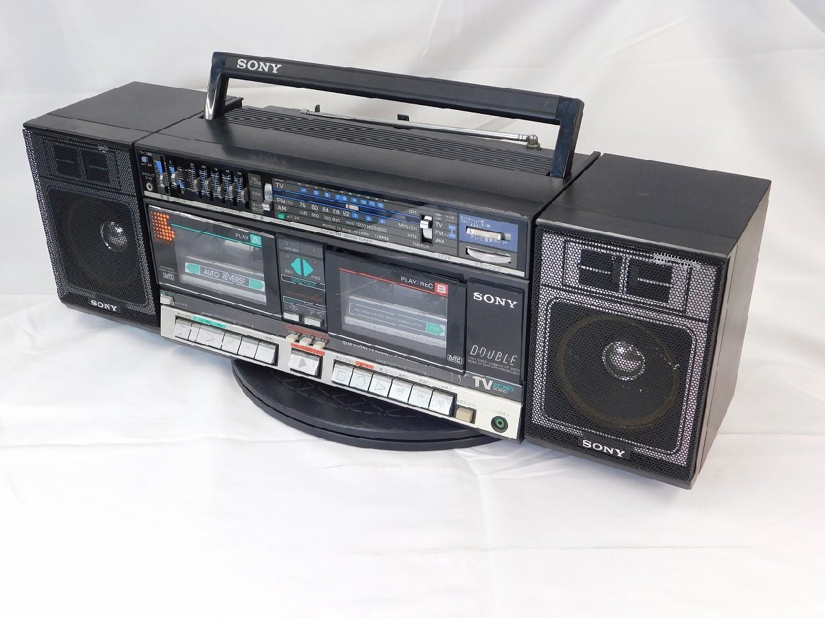 買取実績》 SONY ソニー CFS-W660 ラジカセ カセットデッキ スピーカー