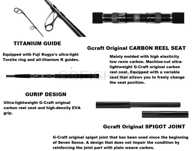 G-Craft Seven Sense Midnight Monster Big One Special MMS-992-TR