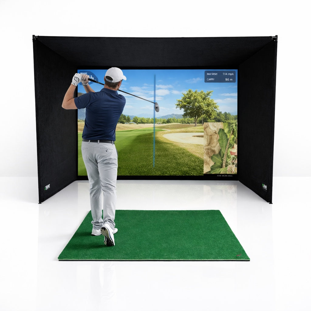 G-Trak Retractable Golf Simulator Screen