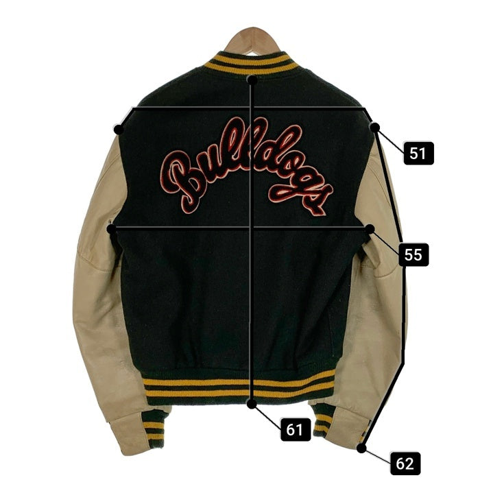 80's~ Golden Bear ゴールデンベアー 袖革 ウール アワードジャケット