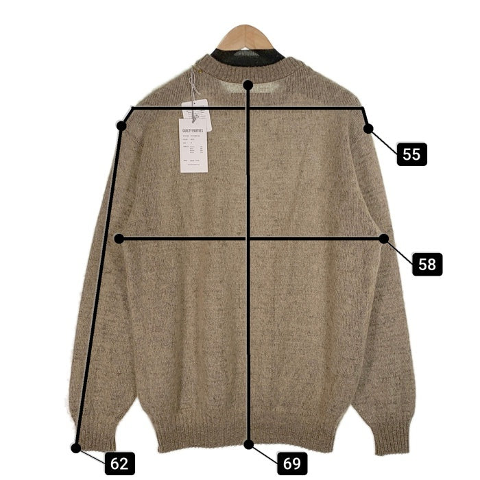 WACKO MARIA ワコマリア 24AW MOHAIR CREW NECK SWEATER モヘア クルー