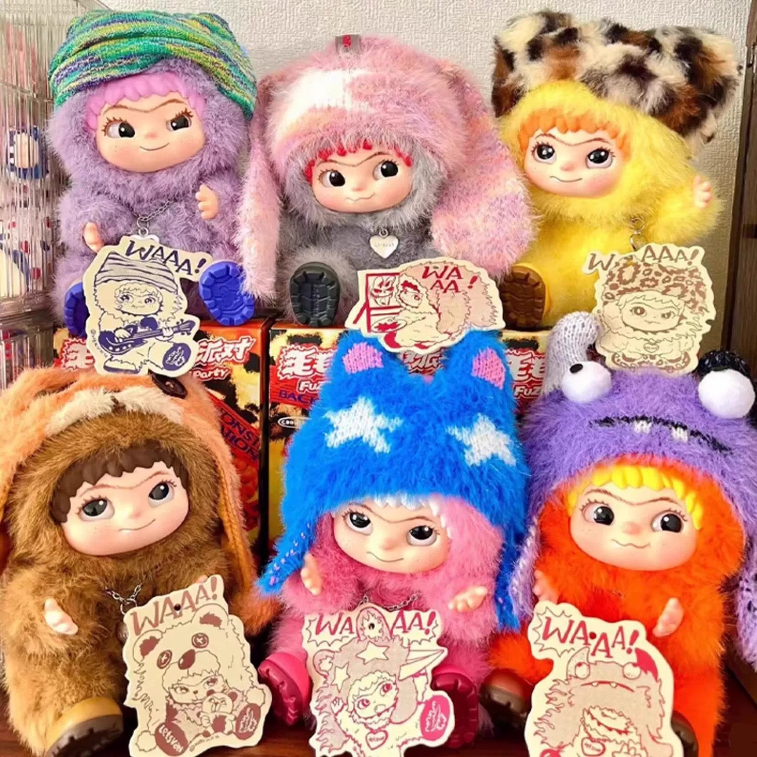WAKUKU Fuzzy Trendy Fun Party Series Plush Blind Box – TOPTOY