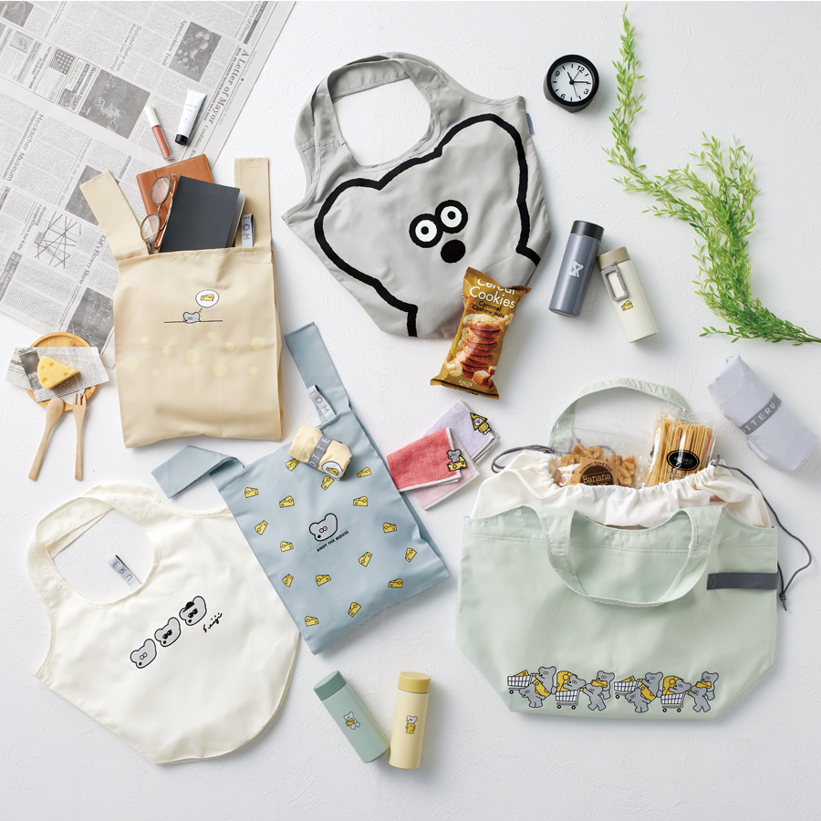 50%OFF】ねずみのANDY×MOTTERU クルリトビッククーラーマルシェバッグ