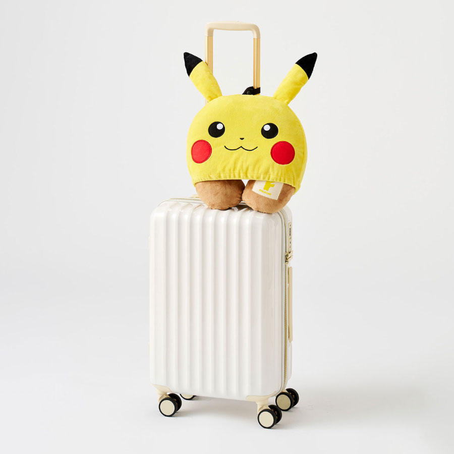 ポケモン フード付ネックピロー｜ピカチュウ | トラベルグッズgowell