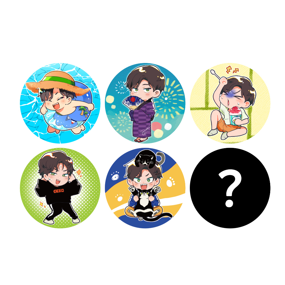 ランダム缶バッジ（あたりは直筆サイン入り） | Gero official goods