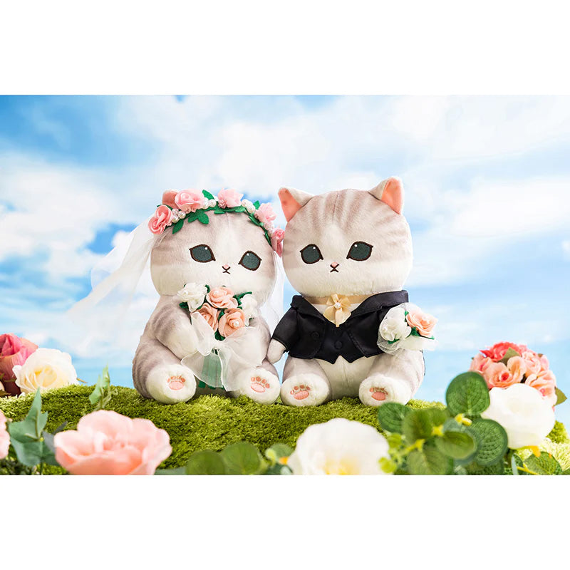 にゃんこのウエディングペアぬいぐるみ – グレイ・パーカー・サービス
