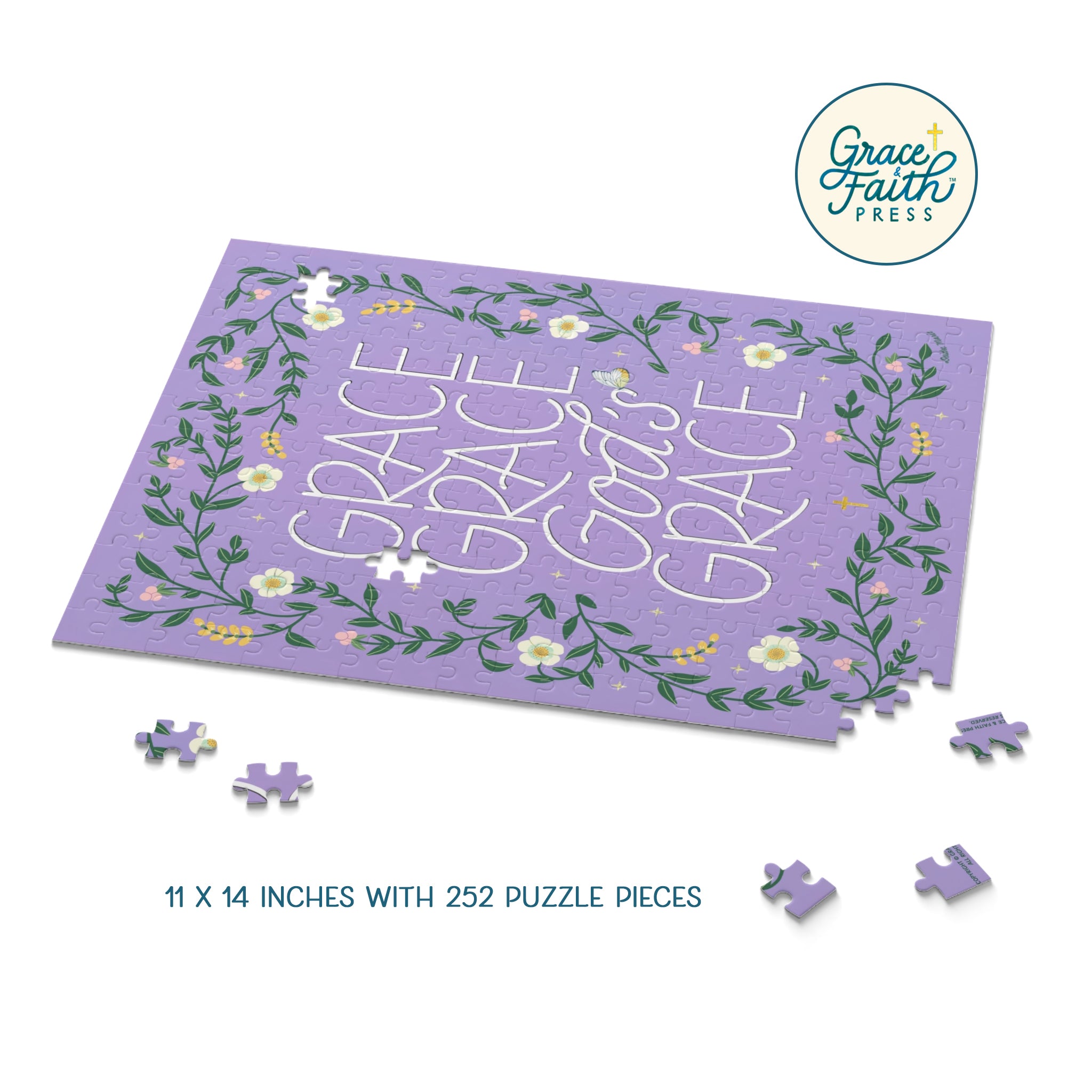 Grace Grace God's Grace Christian Jigsaw Puzzle – Grace and Faith
