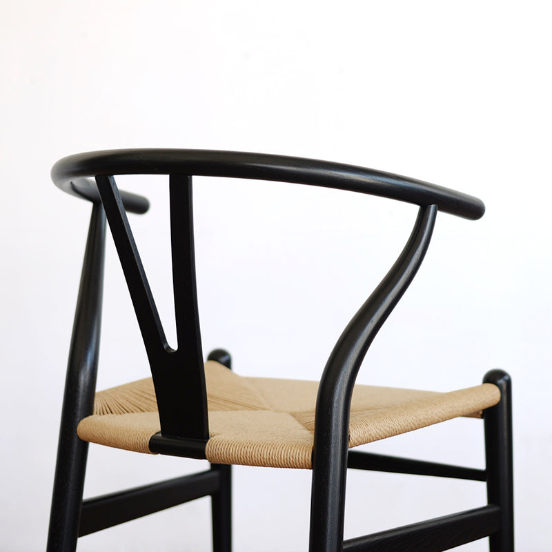 Yチェア（ワイチェア）CH24 オーク ブラック ナチュラルペーパーコード