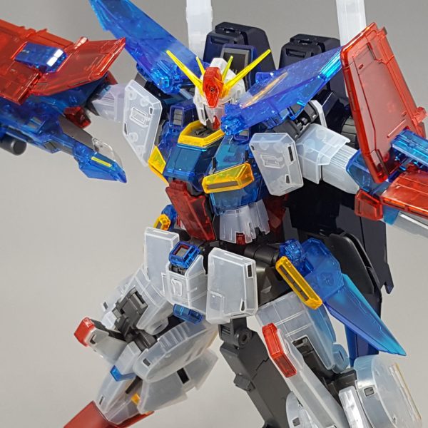 MG ZZガンダムverKa カラークリアver｜敗残兵さんのガンプラ作品