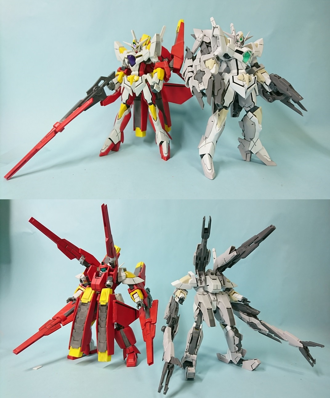HGリバーシブルガンダム 塗装改造品 HGBF リバーシブルガンダム