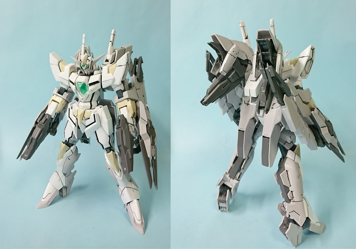 HGリバーシブルガンダム 塗装改造品 HGBF リバーシブルガンダム