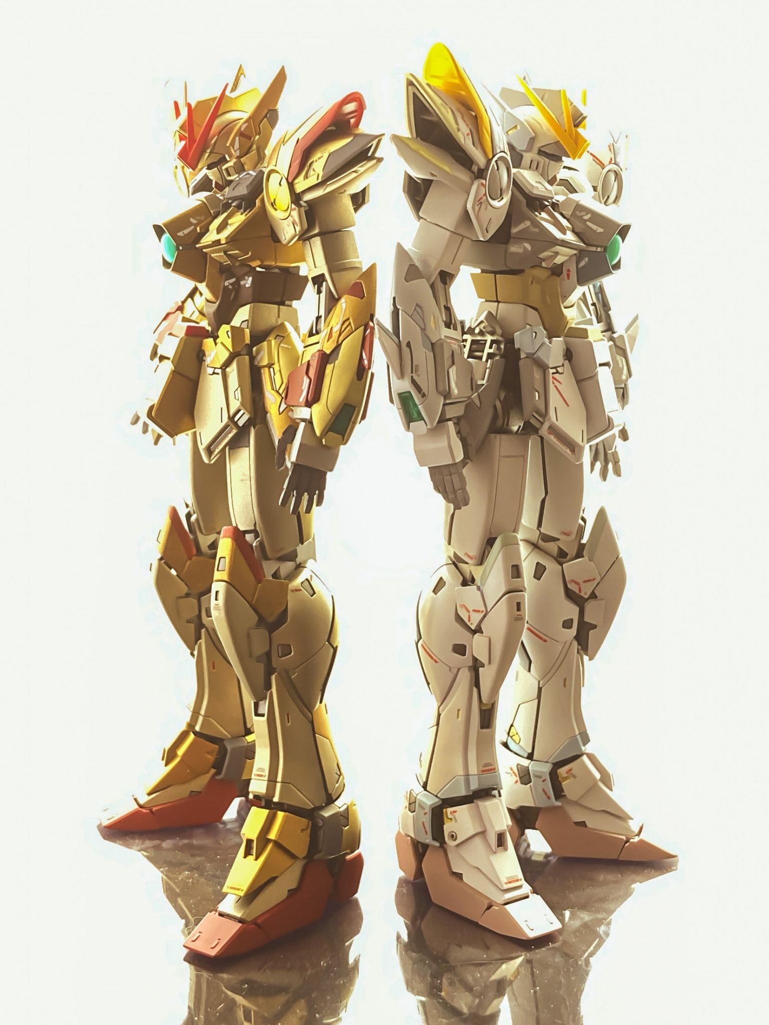 MG 1/100 ウイングガンダムゼロEW Ver.Ka 『Gold Ver. & スノー