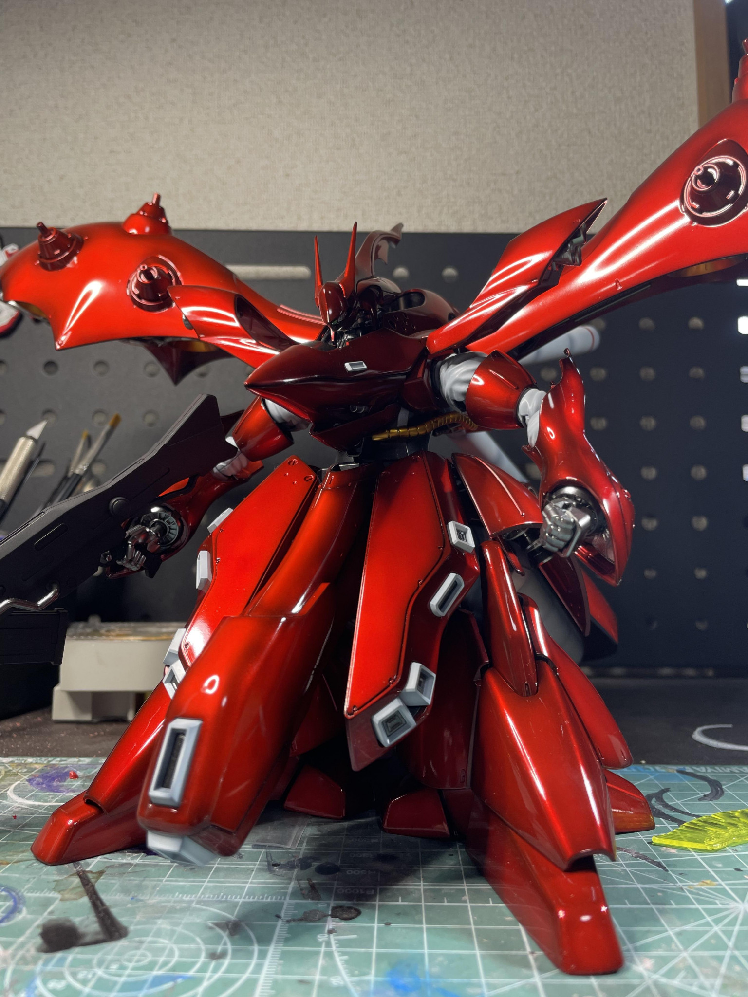 HGUC ナイチンゲール キャンディ塗装｜@G28685004さんのガンプラ作品