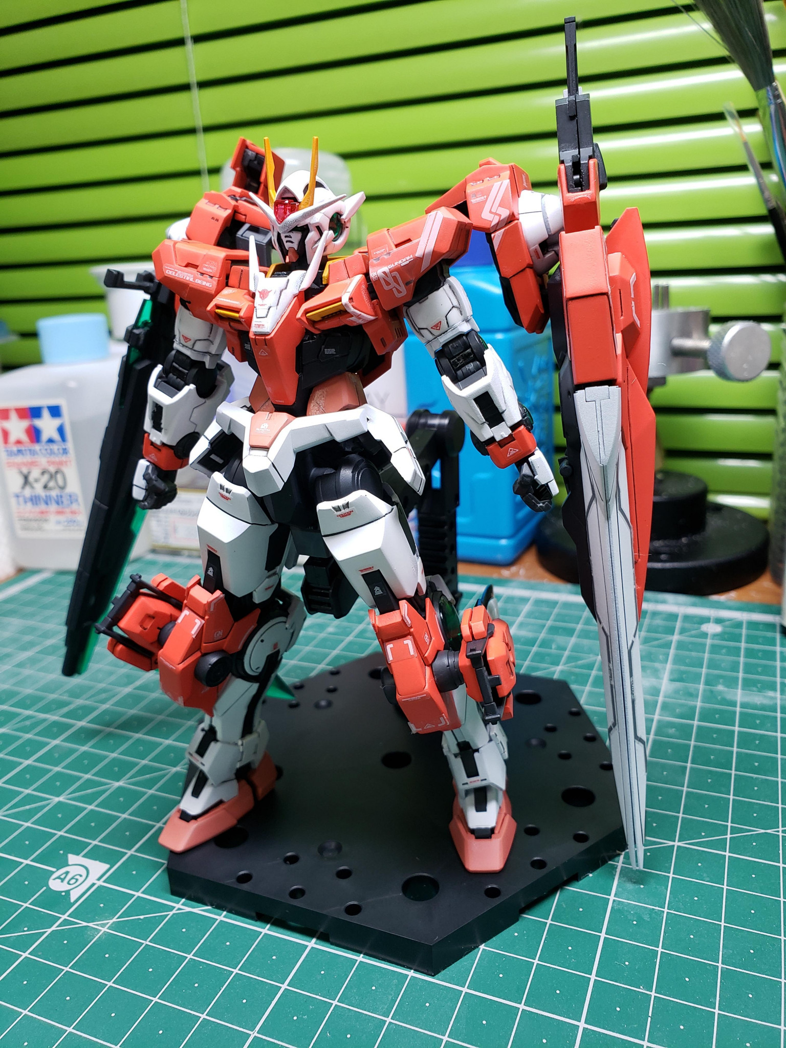 RG ガンダムダブルオーセブンソード/Gインスペクション｜せつこぅ…さん