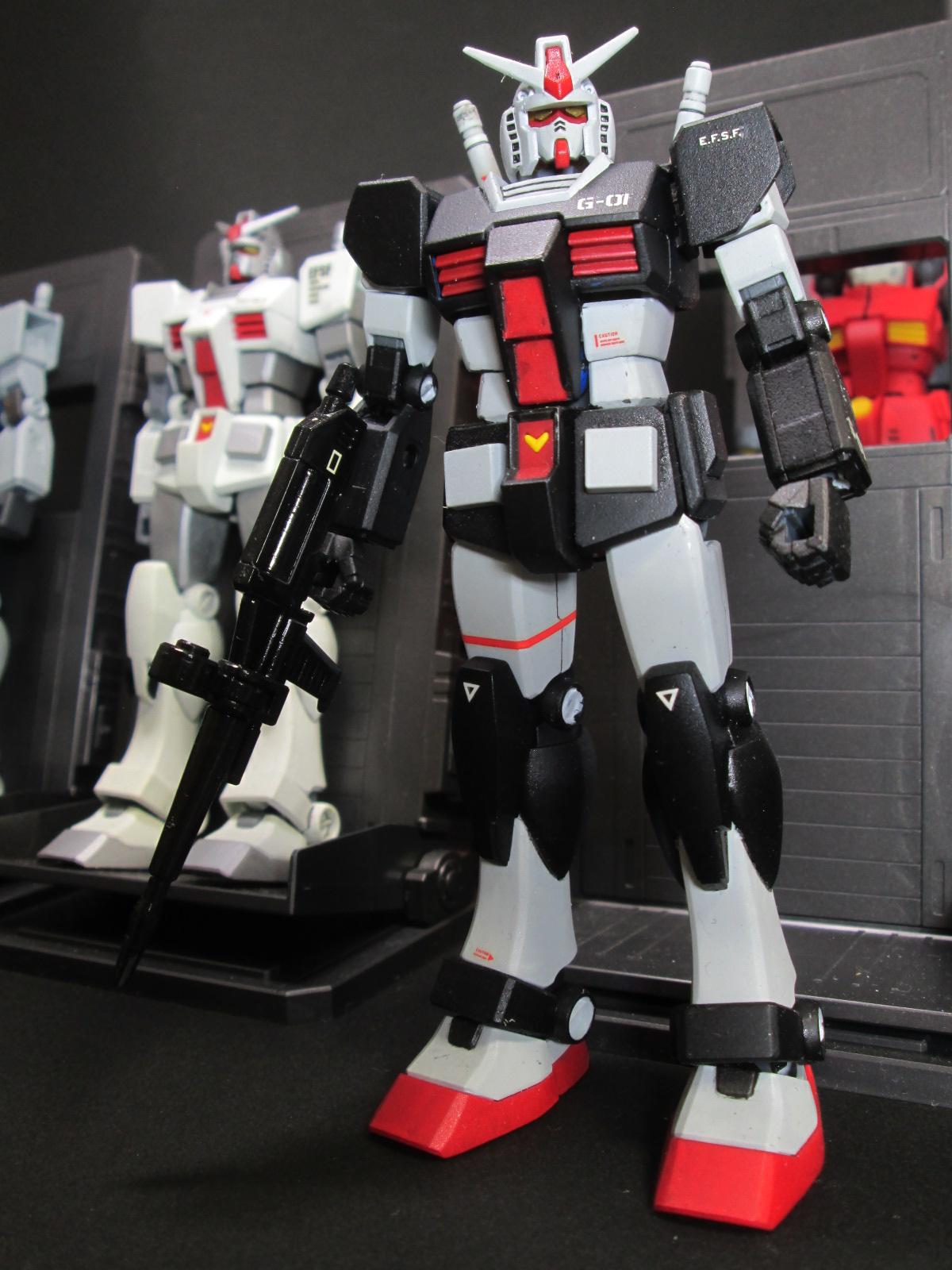 EG ガンダム ( プロトタイプカラー ) 全塗装 / ガンプラ 完成品 EG