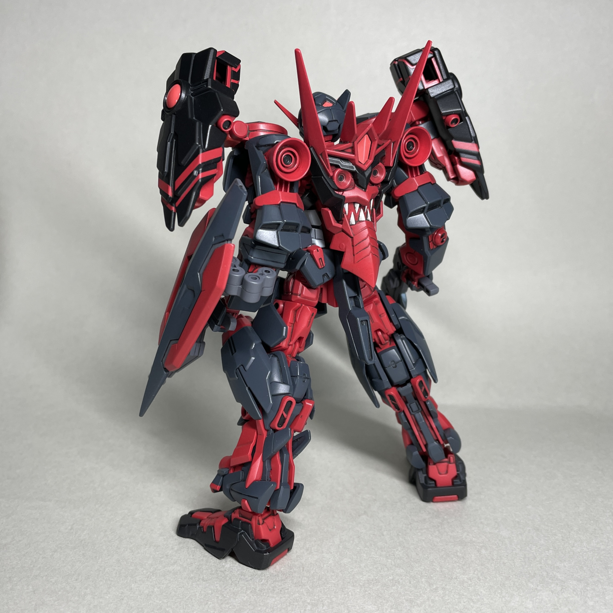 1/144 HG戦国アストレイ頑駄無グラハムカスタム｜AK_Iさんのガンプラ