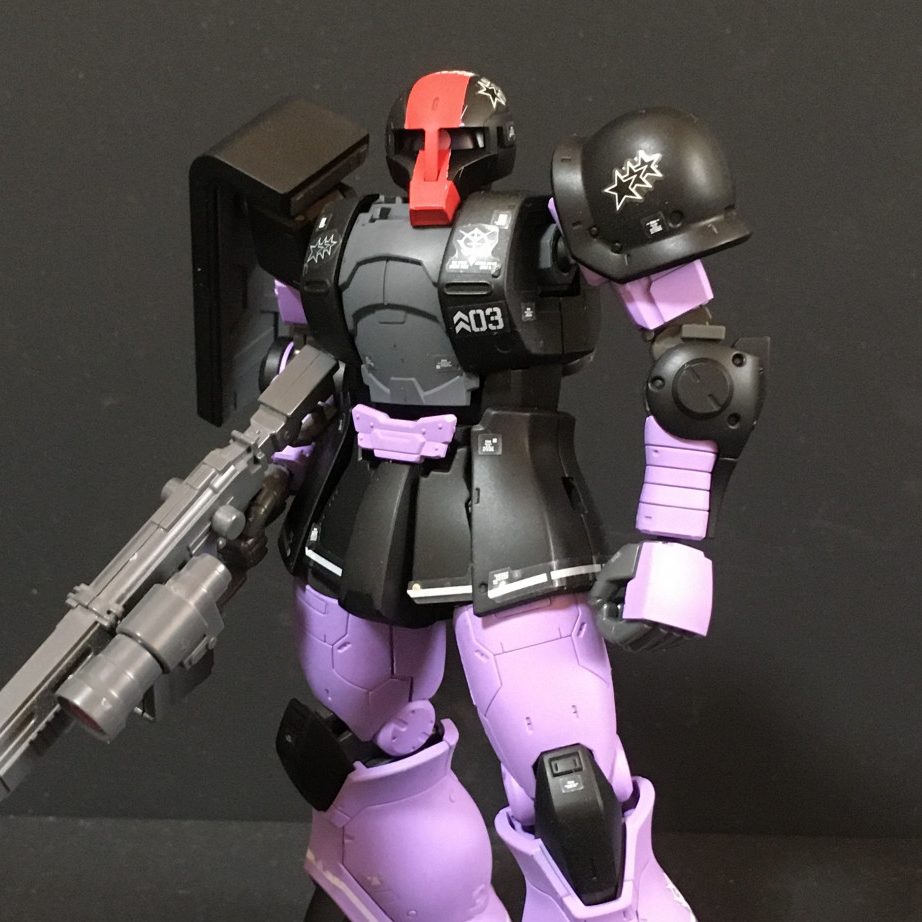 HG 黒い三連星専用 ザクⅠ ｜ロメオ8さんのガンプラ作品｜GUNSTA