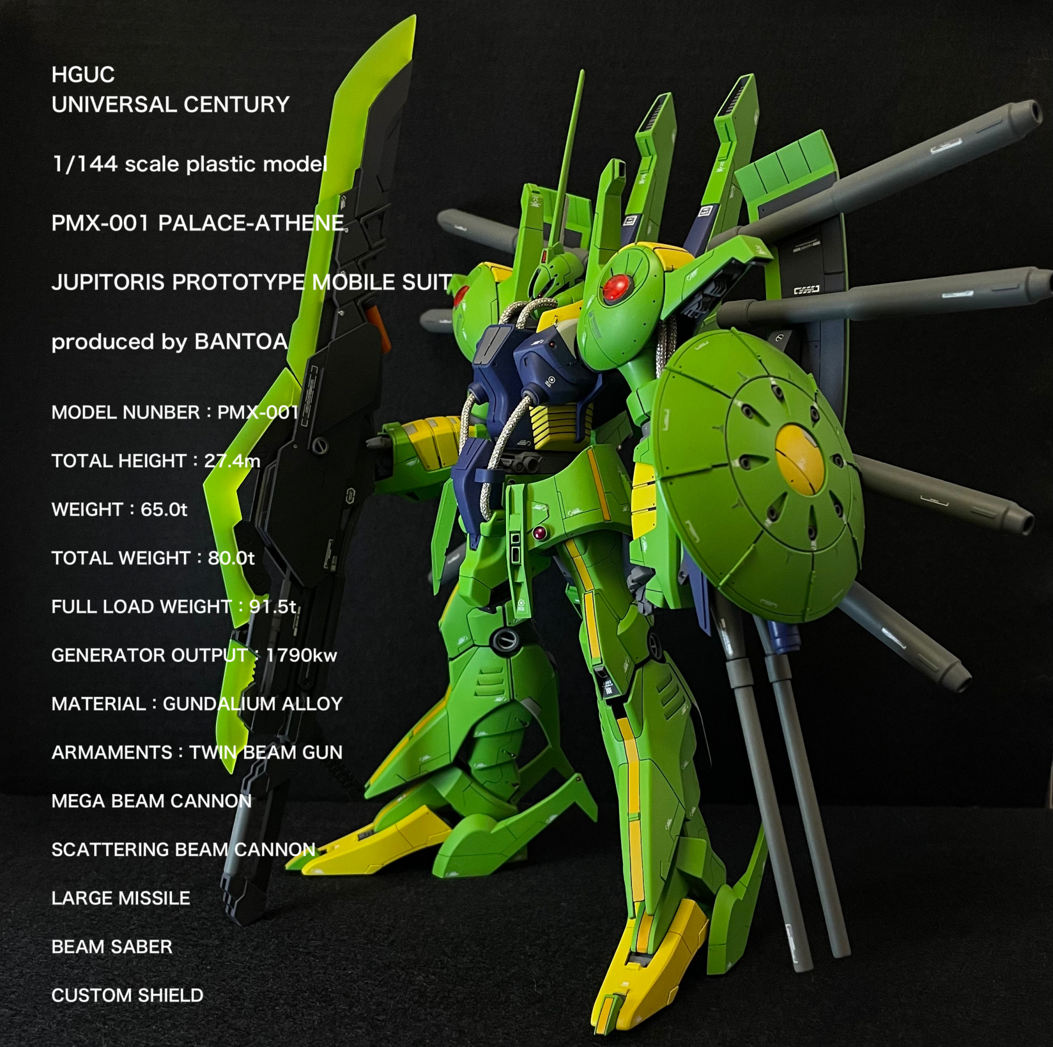 HGUC パラスアテネ｜BANTOAさんのガンプラ作品｜GUNSTA（ガンスタ）