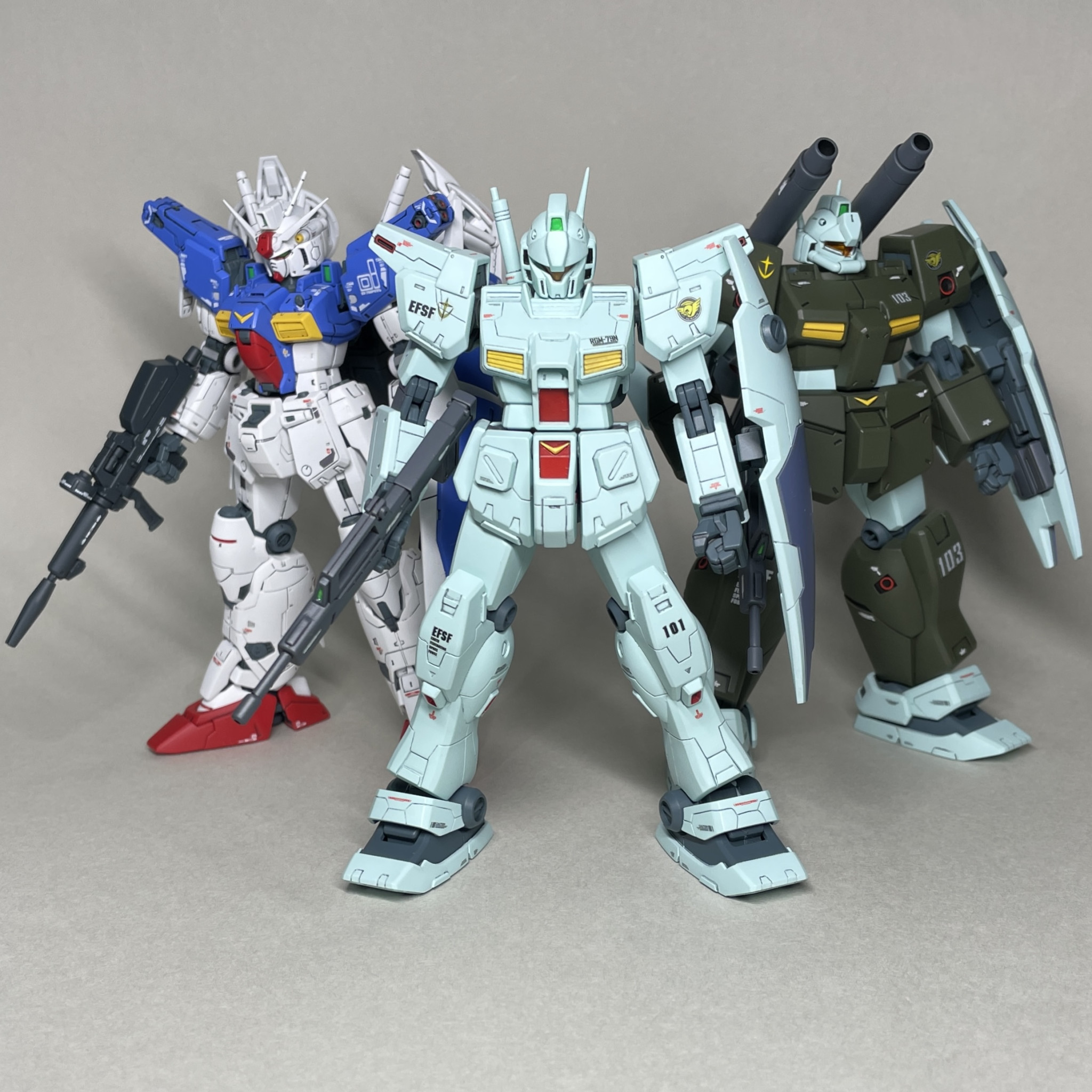 HGUC1/144 ジムキャノン2 キース機（全塗装）｜AK_Iさんのガンプラ作品