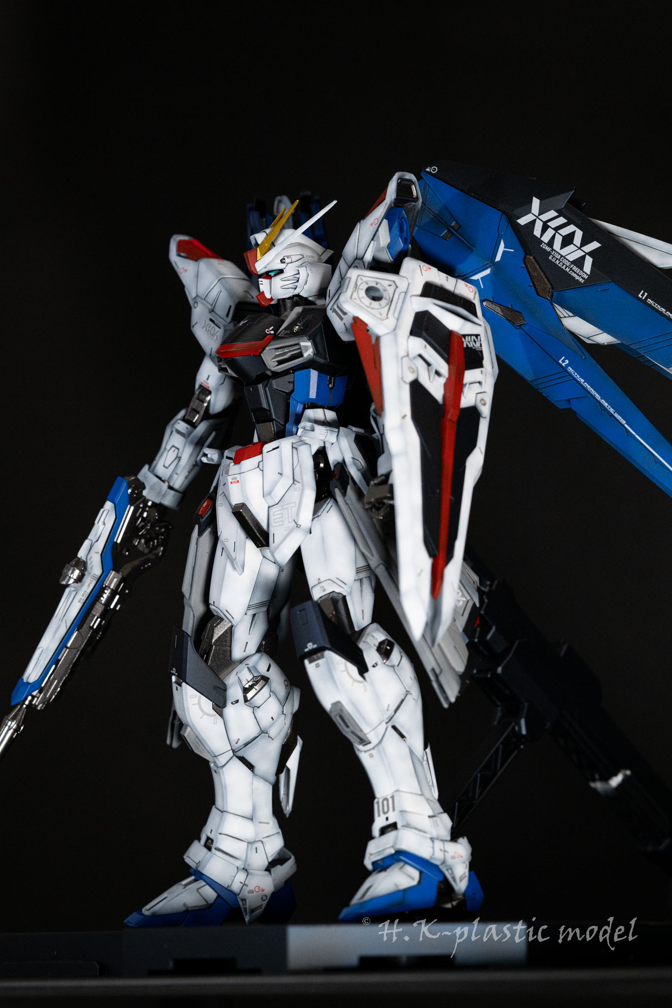 MGフリーダムガンダムver2.0全塗装｜h.k.d.Aさんのガンプラ作品