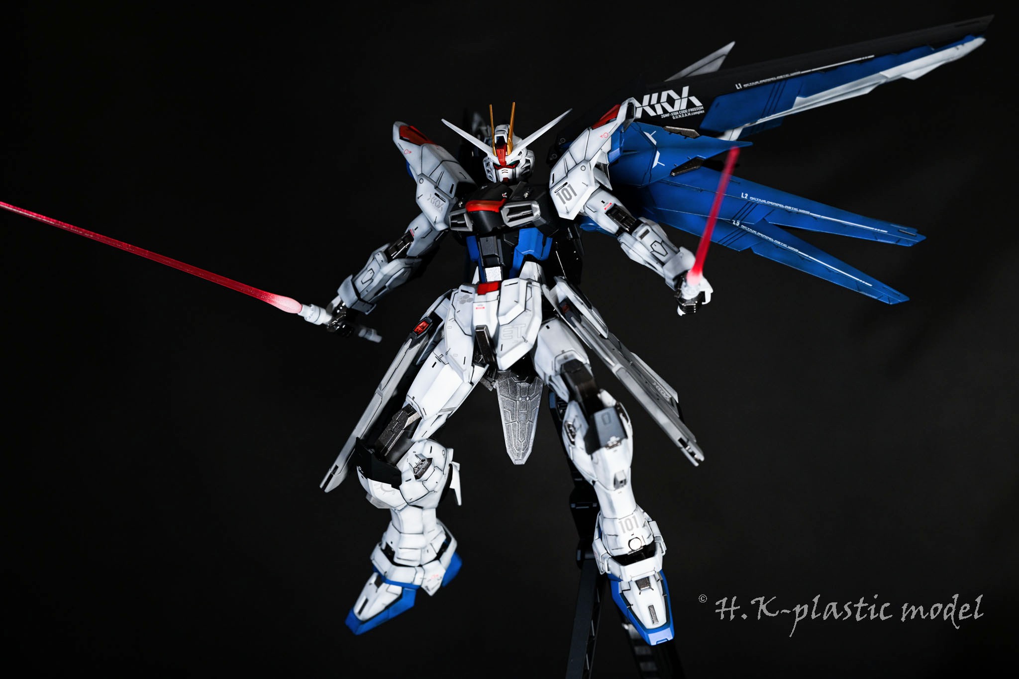 MGフリーダムガンダムver2.0全塗装｜h.k.d.Aさんのガンプラ作品