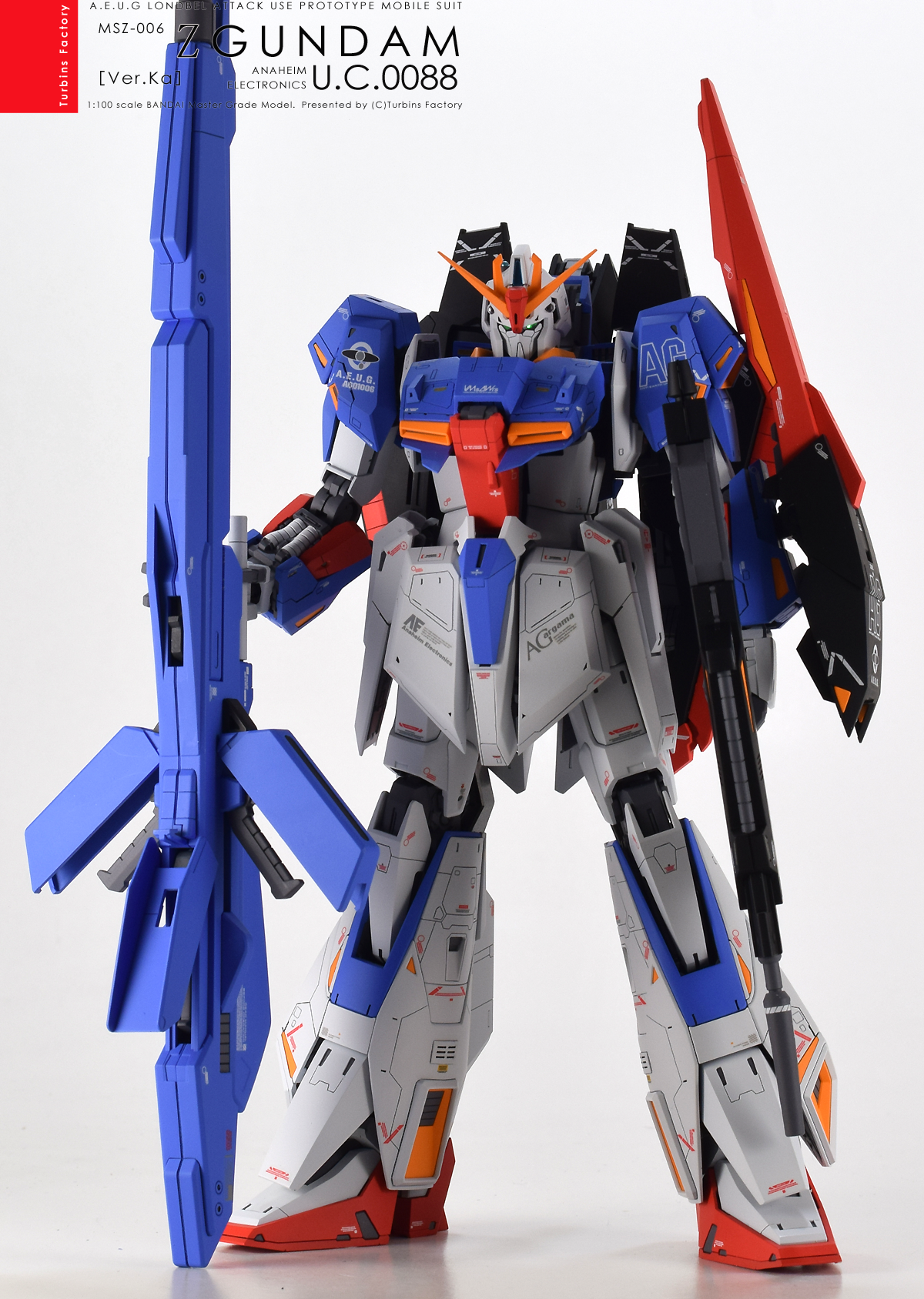 マスターアーカイブ版 ZGUNDAM 【MG ZGUNDAM ver.Ka